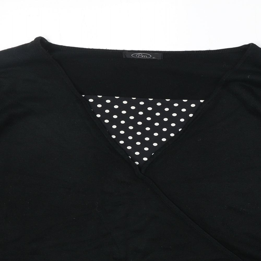 Womens UK Size XL Bonmarché Black Pullover Jumper