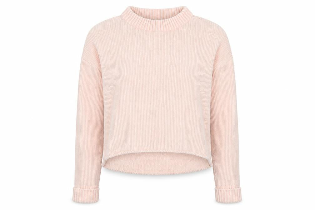 Womens UK Size XS Noisy may Pink Pullover Jumper
