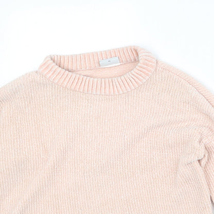 Womens UK Size XS Noisy may Pink Pullover Jumper