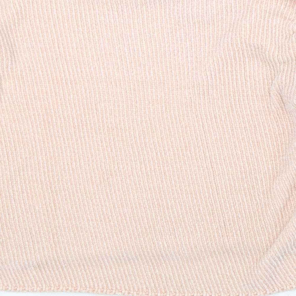 Womens UK Size XS Noisy may Pink Pullover Jumper
