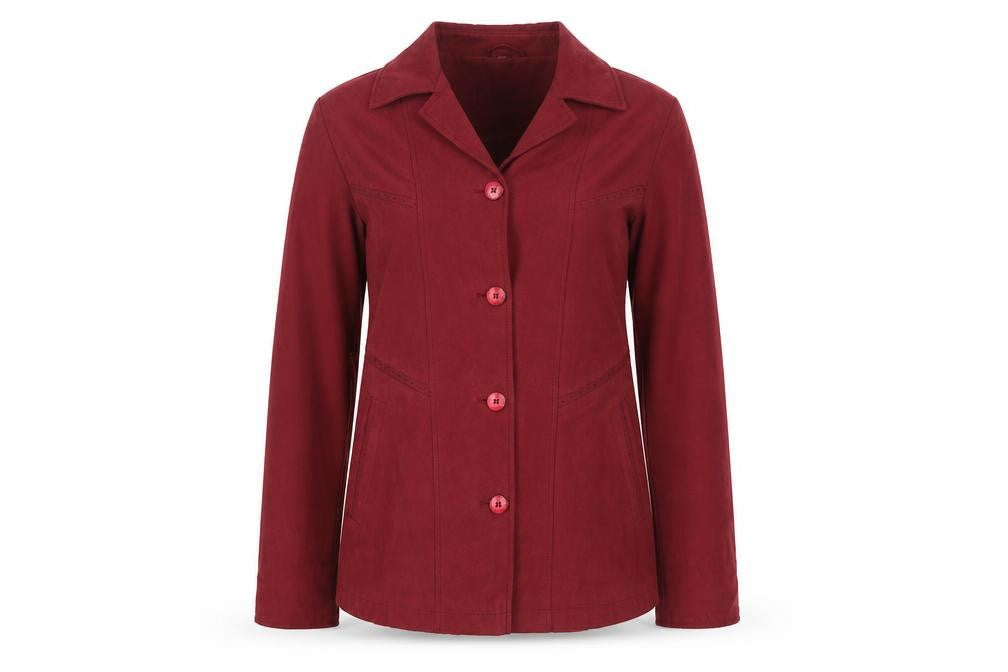 Womens UK Size 10 Klass Red Jacket