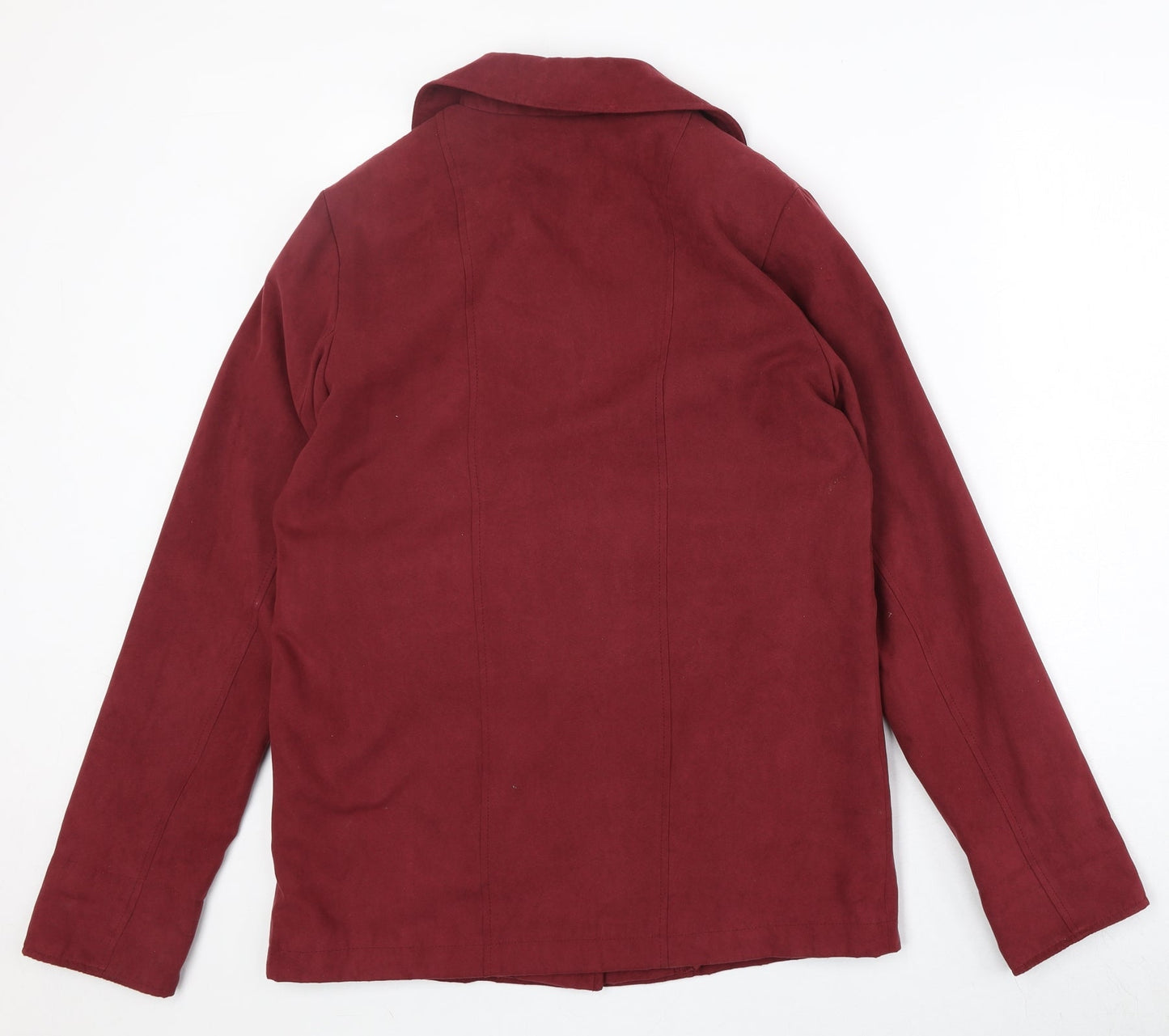 Klass Womens Red Jacket Size 10 Button