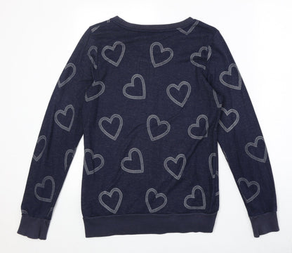 Womens UK Size 10 Marks and Spencer Blue Pullover Sweatshirt