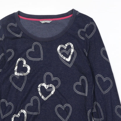 Womens UK Size 10 Marks and Spencer Blue Pullover Sweatshirt