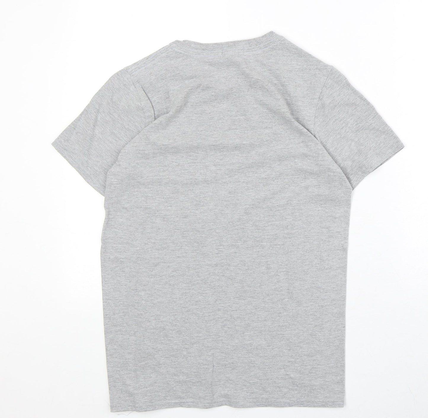 Boohoo Womens Green Cotton Basic T-Shirt Size S Round Neck - California