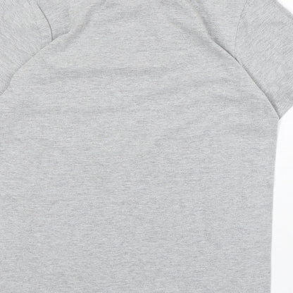 Boohoo Womens Green Cotton Basic T-Shirt Size S Round Neck - California