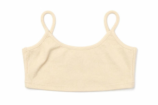 Womens UK Size 8 Missguided Beige Cropped Tank