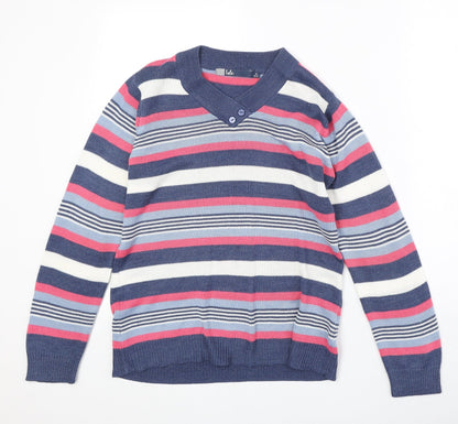 Womens UK Size S EWM Multicoloured Pullover Jumper