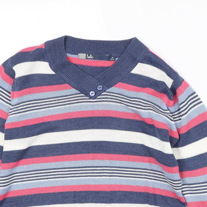 Womens UK Size S EWM Multicoloured Pullover Jumper