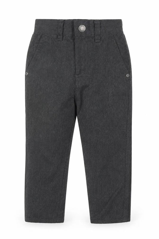 NEXT Boys Grey Polyester Dress Pants Trousers Size 3 Years Regular Zip