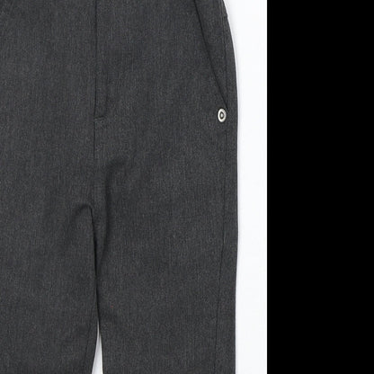 NEXT Boys Grey Polyester Dress Pants Trousers Size 3 Years Regular Zip