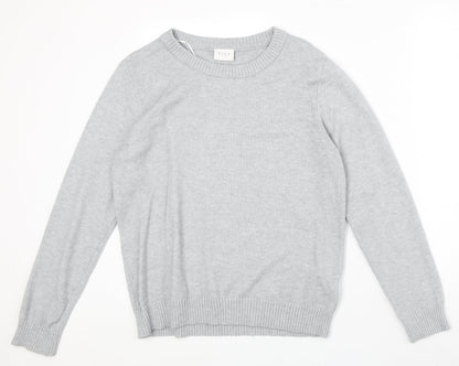 Womens UK Size L Villa Grey Pullover Jumper