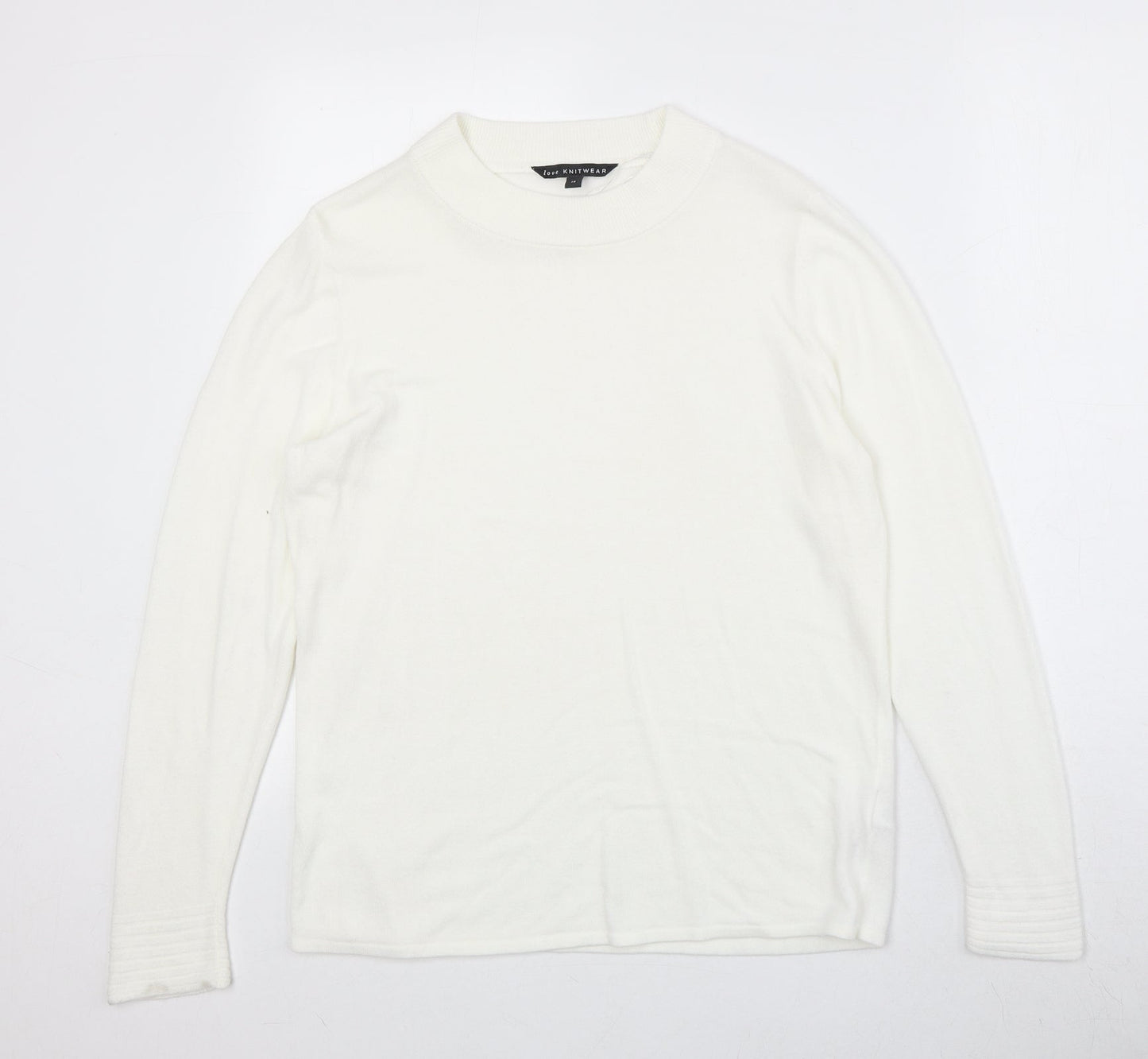 Womens UK Size 14 Bonmarché Ivory Pullover Jumper
