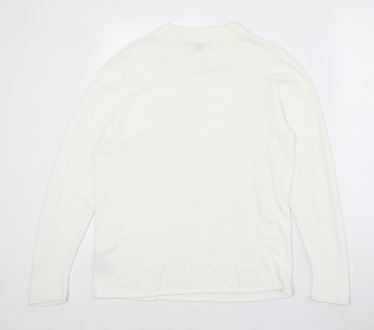 Womens UK Size 14 Bonmarché Ivory Pullover Jumper