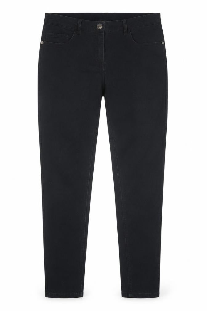 Womens UK Size M Avenue Regular Fit Skinny Black Jeans
