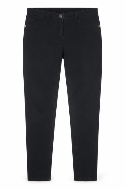 Womens UK Size M Avenue Regular Fit Skinny Black Jeans