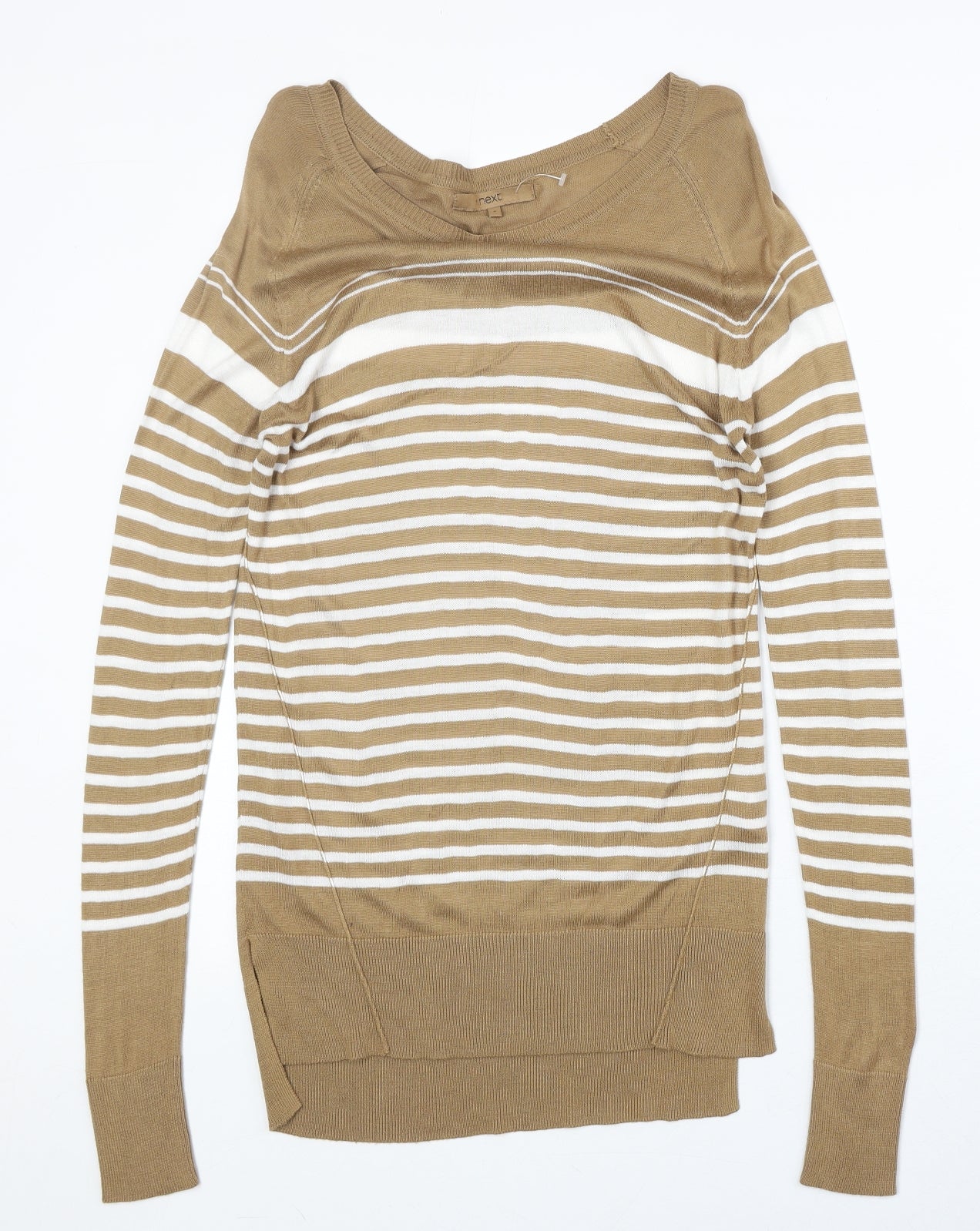 Womens UK Size 8 NEXT Brown Pullover Jumper