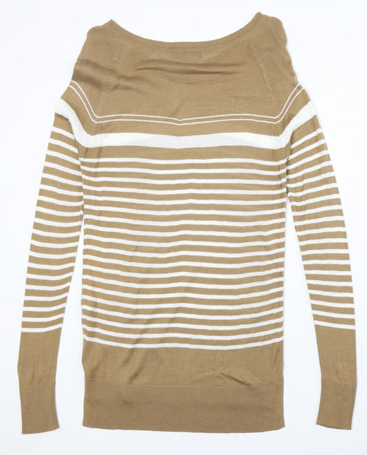 Womens UK Size 8 NEXT Brown Pullover Jumper