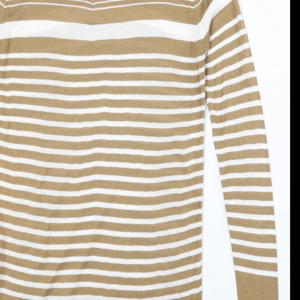 Womens UK Size 8 NEXT Brown Pullover Jumper