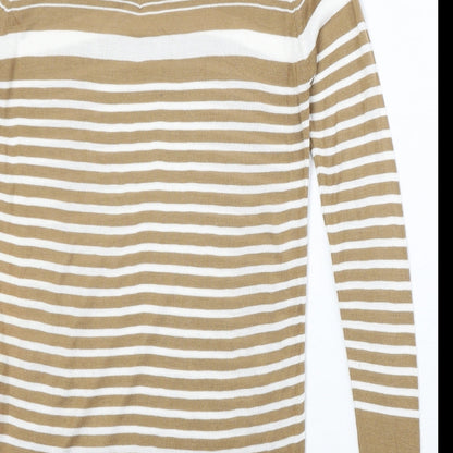 Womens UK Size 8 NEXT Brown Pullover Jumper