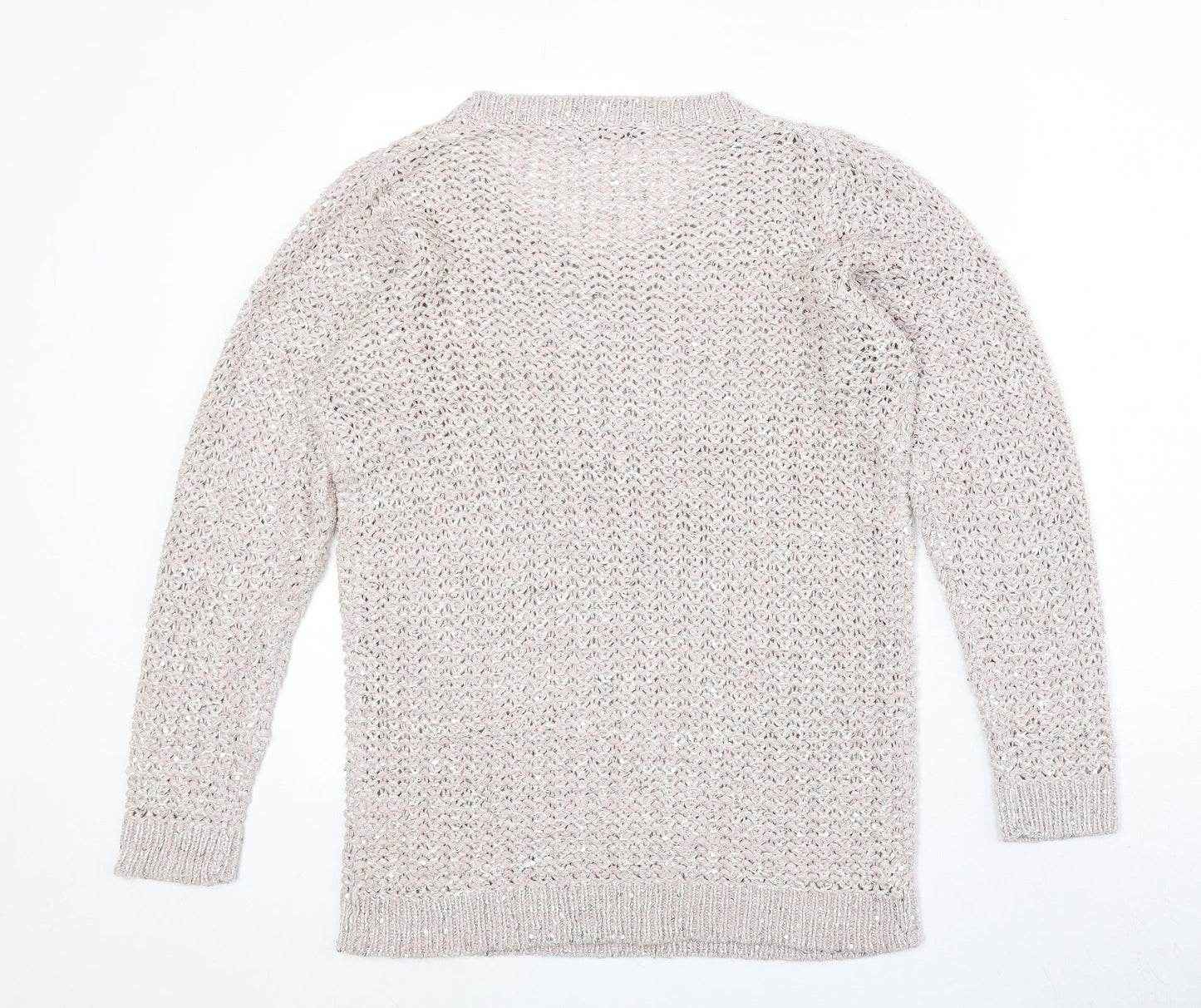 Womens UK Size M EWM Pink Pullover Jumper