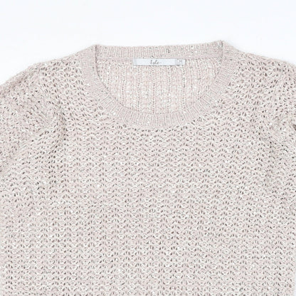 Womens UK Size M EWM Pink Pullover Jumper