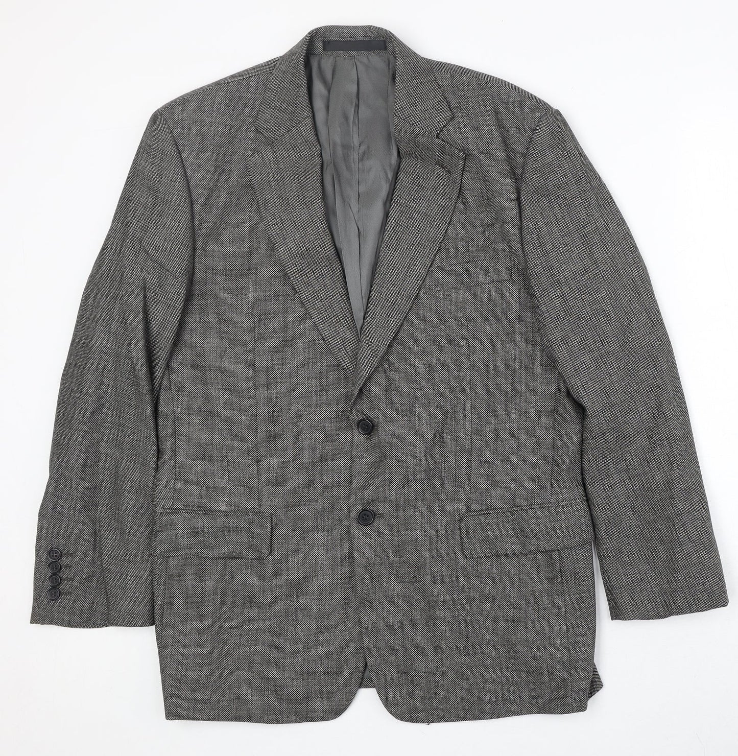 Mens UK Size 40 Marks and Spencer Regular Grey Suit Jacket