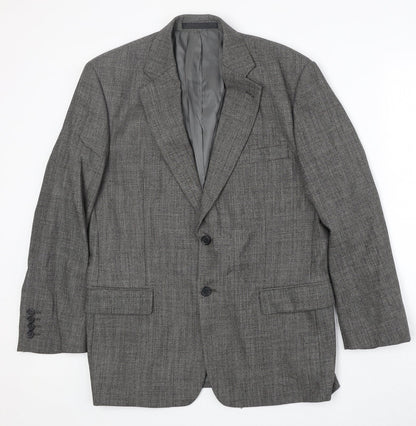 Mens UK Size 40 Marks and Spencer Regular Grey Suit Jacket
