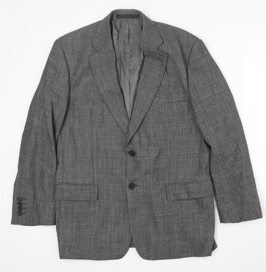 Mens UK Size 40 Marks and Spencer Regular Grey Suit Jacket