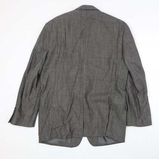 Mens UK Size 40 Marks and Spencer Regular Grey Suit Jacket