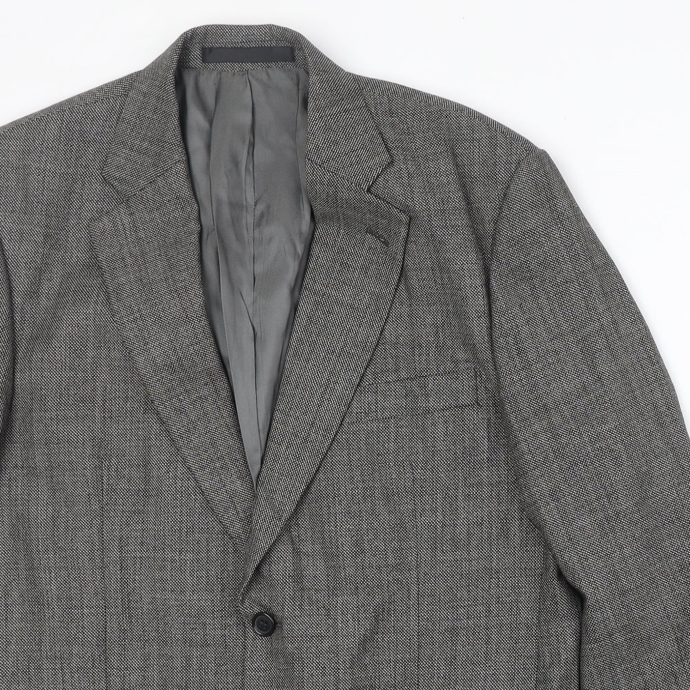 Mens UK Size 40 Marks and Spencer Regular Grey Suit Jacket