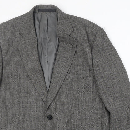 Mens UK Size 40 Marks and Spencer Regular Grey Suit Jacket