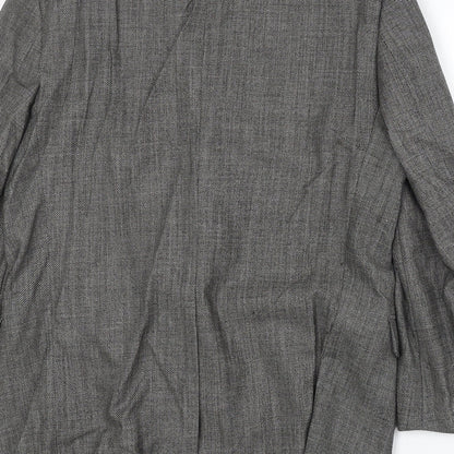 Mens UK Size 40 Marks and Spencer Regular Grey Suit Jacket