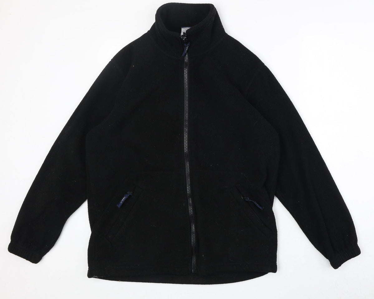 Uneek Womens Black Jacket Size S Zip