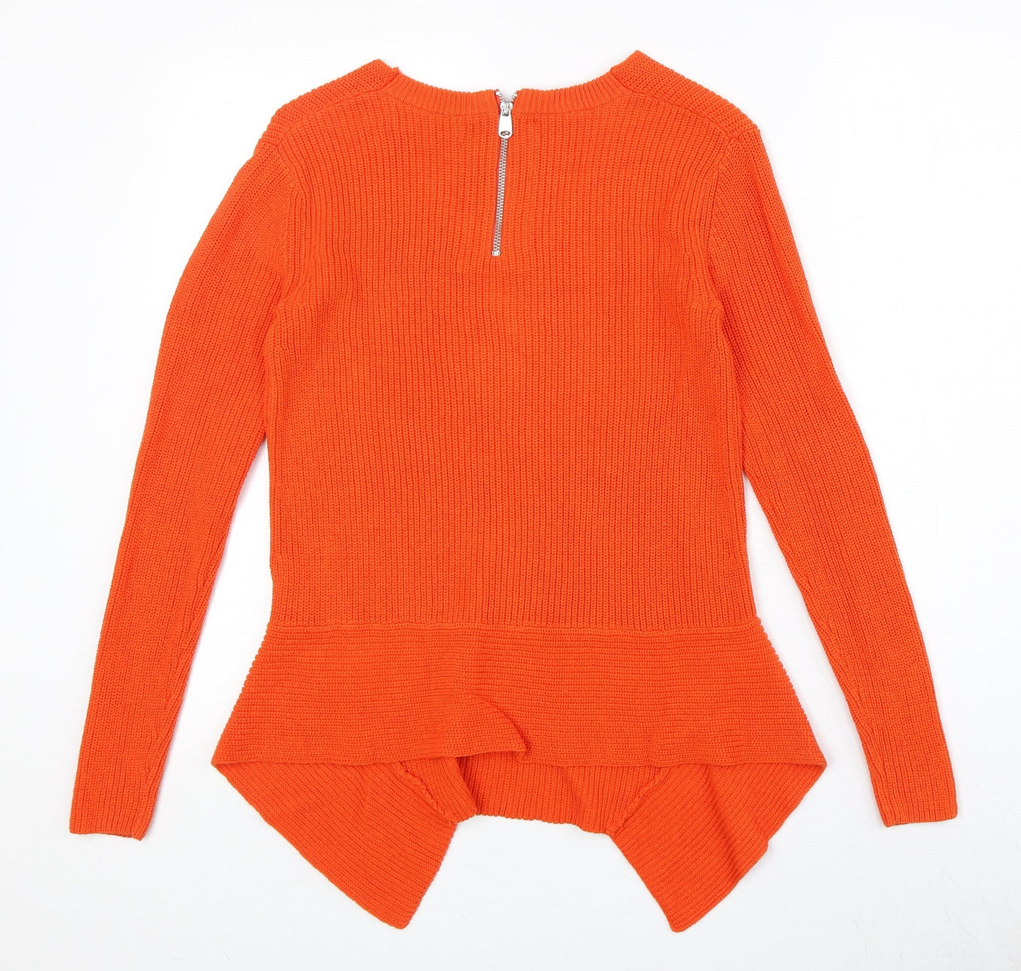 Womens UK Size 8 NEXT Orange Pullover Jumper