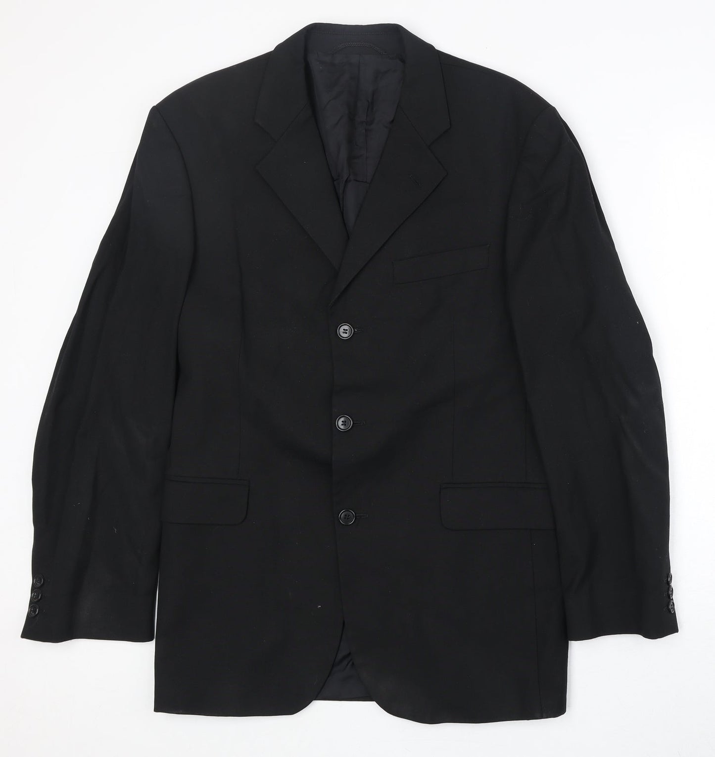 Mens UK Size 40 Burton Regular Black Suit Jacket