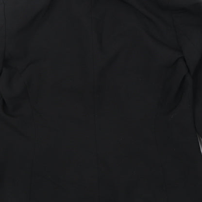 Dorothy Perkins Womens Black Polyester Jacket Blazer Size 12