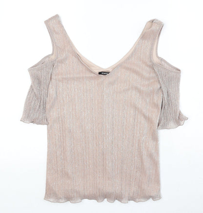 Womens UK Size 10 Roman Pink Basic Tank