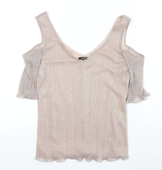 Womens UK Size 10 Roman Pink Basic Tank