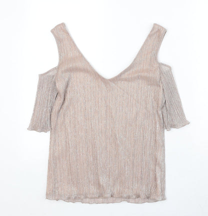 Womens UK Size 10 Roman Pink Basic Tank