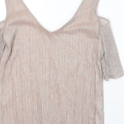 Womens UK Size 10 Roman Pink Basic Tank