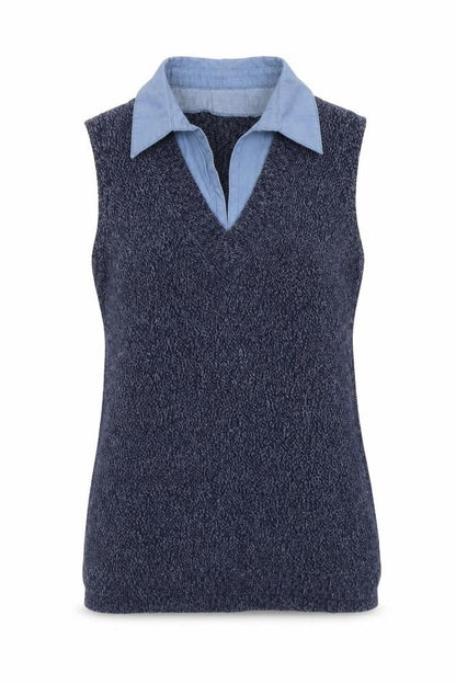 Womens UK Size M NEXT Blue Basic Tank