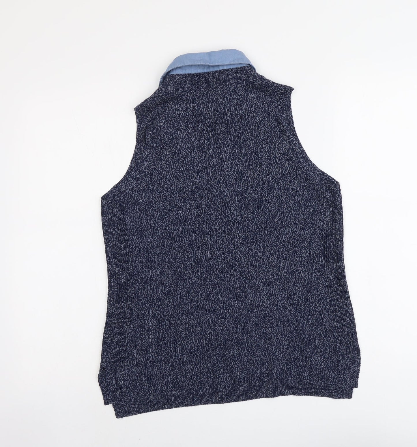 Womens UK Size M NEXT Blue Basic Tank