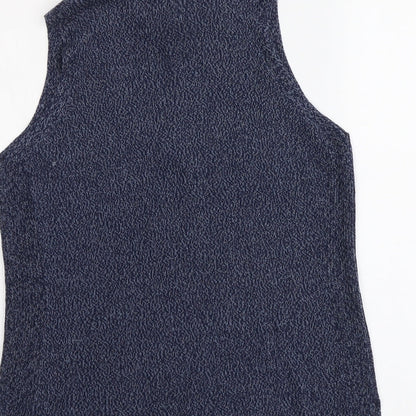 Womens UK Size M NEXT Blue Basic Tank