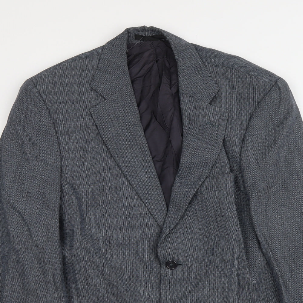 Mens UK Size 40 Marks and Spencer Regular Grey Suit Jacket