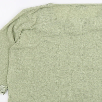 Womens UK Size M Fay Louise Green Pullover Jumper