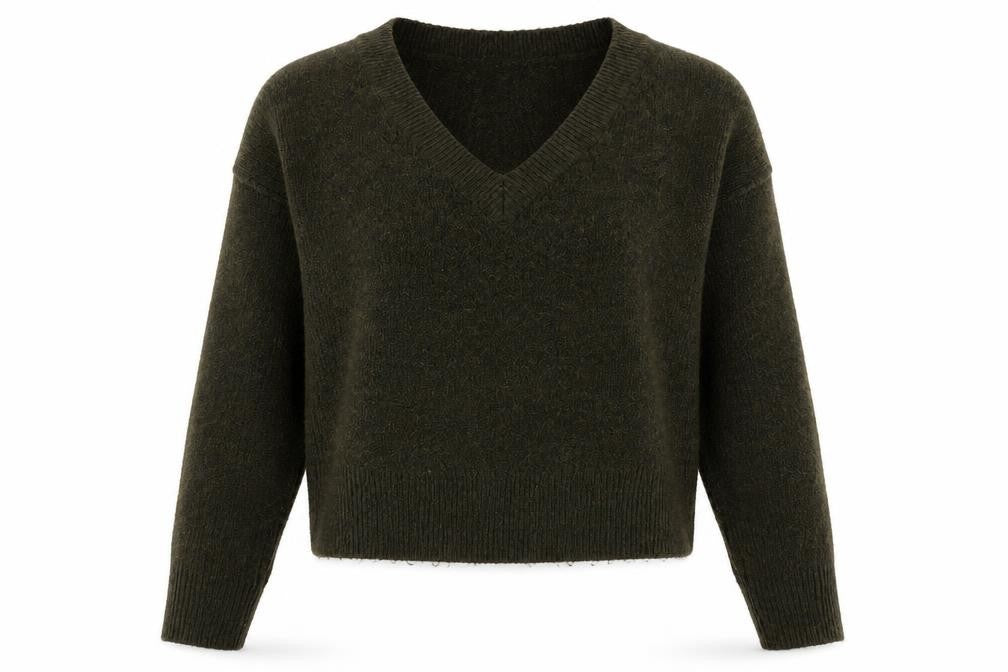 Womens UK Size 6 Topshop Green Pullover Jumper