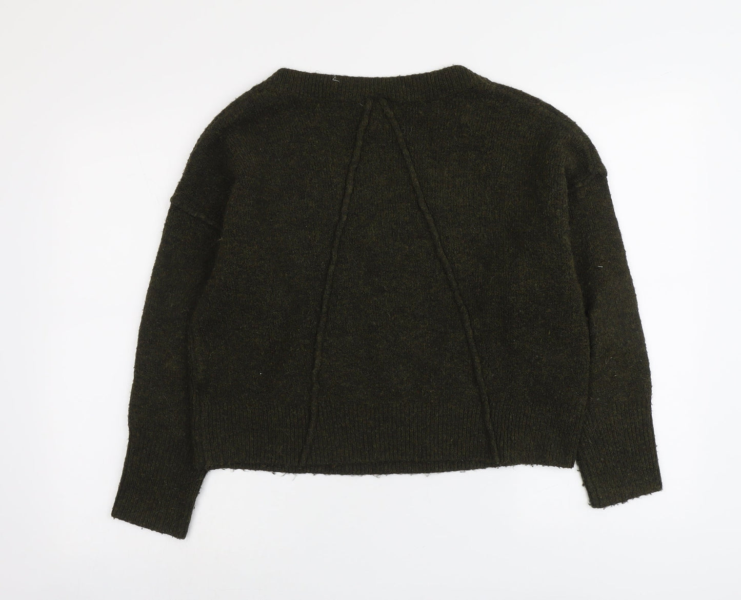 Womens UK Size 6 Topshop Green Pullover Jumper