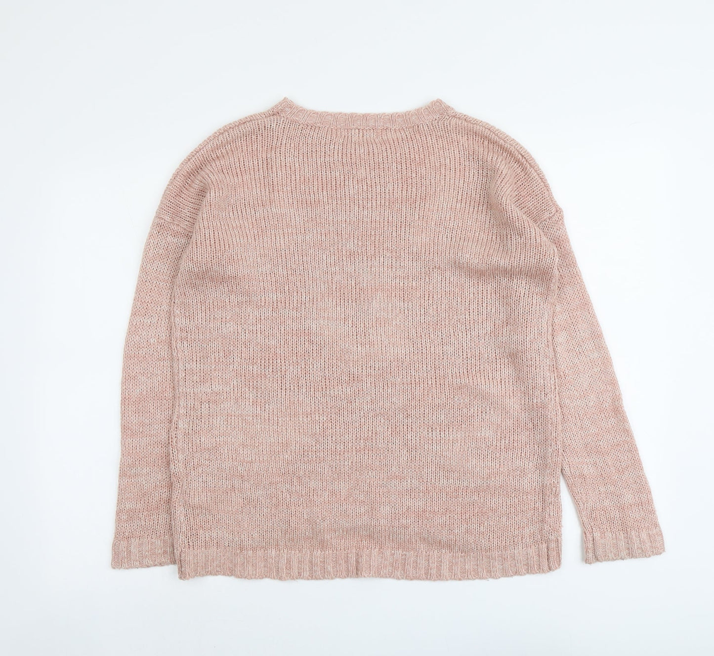 Womens UK Size 12 New Look Pink Pullover Jumper