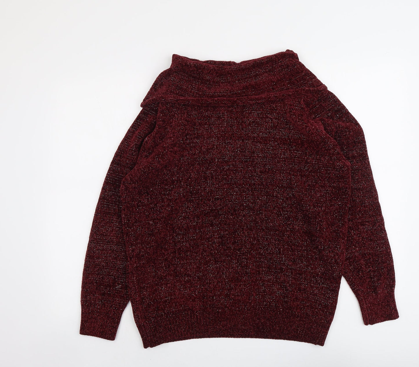 Womens UK Size L Anna Rose Red Pullover Jumper